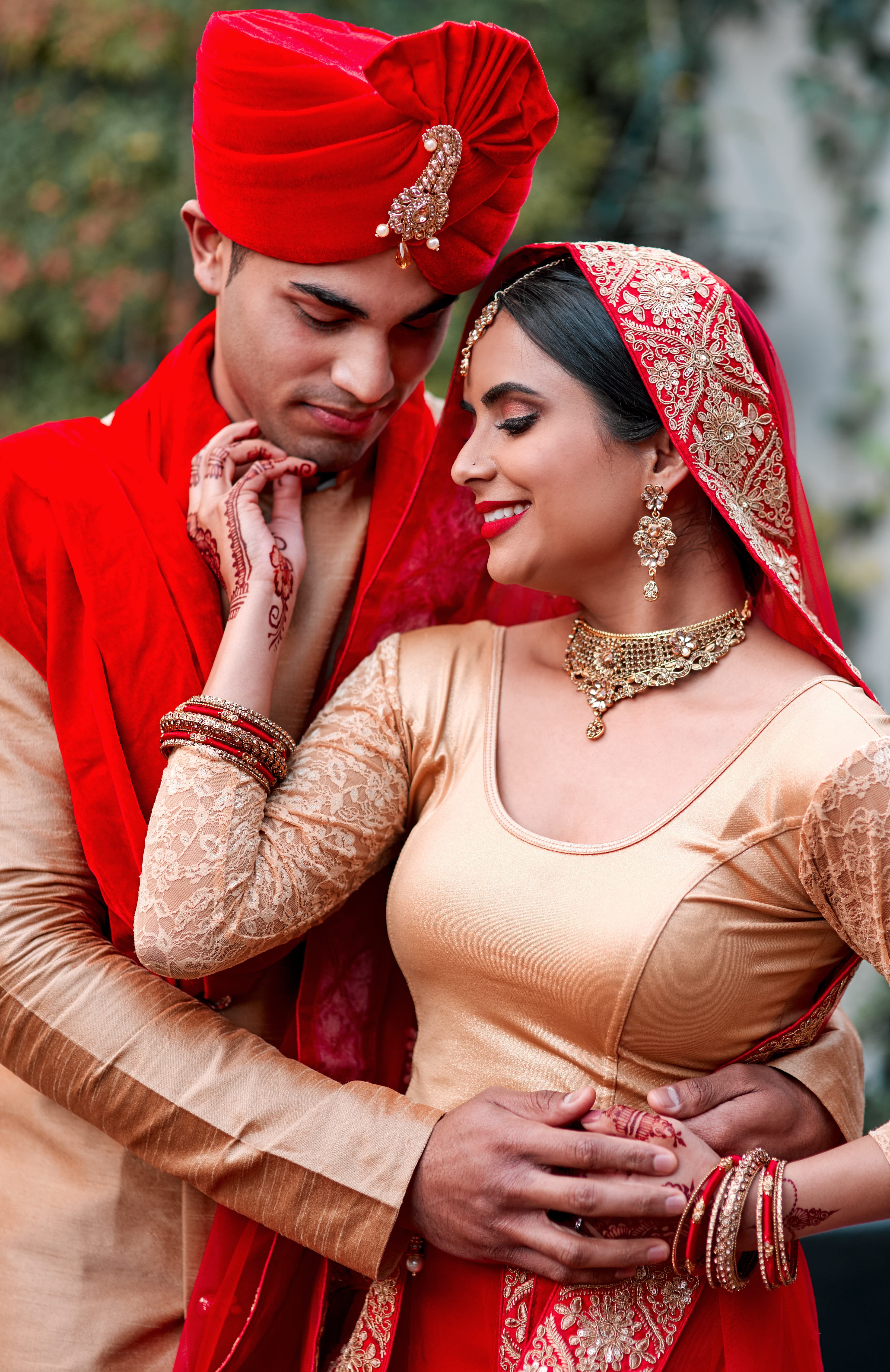 Beautiful Indian wedding decoration with flowers and lights